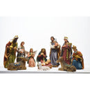 Conjunto Tradicional de Presépio e Reis Magos com 11 Peças