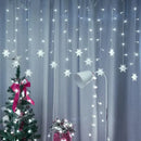 Cortina de Luzes LED Floco de Neve – Magia Natalina em Cada Detalhe