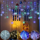 Cortina de Luzes LED Floco de Neve – Magia Natalina em Cada Detalhe