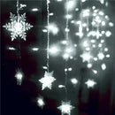 Cortina de Luzes LED Floco de Neve – Magia Natalina em Cada Detalhe