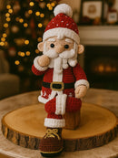 Papai Noel Perna Cruzada 20cm